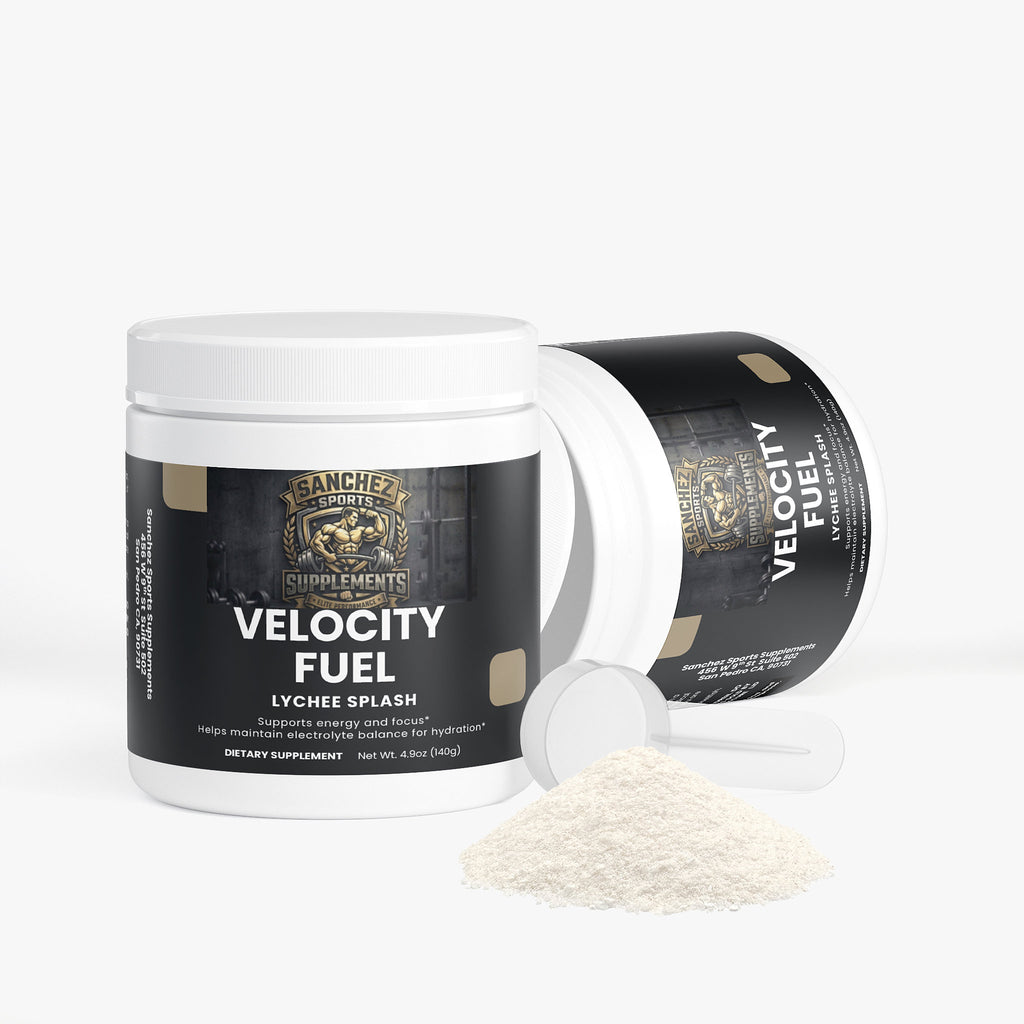 Sugar Free Energy Powder Supplement - Lychee Splash Flavor | Pre-Workout Energy Drink Mix