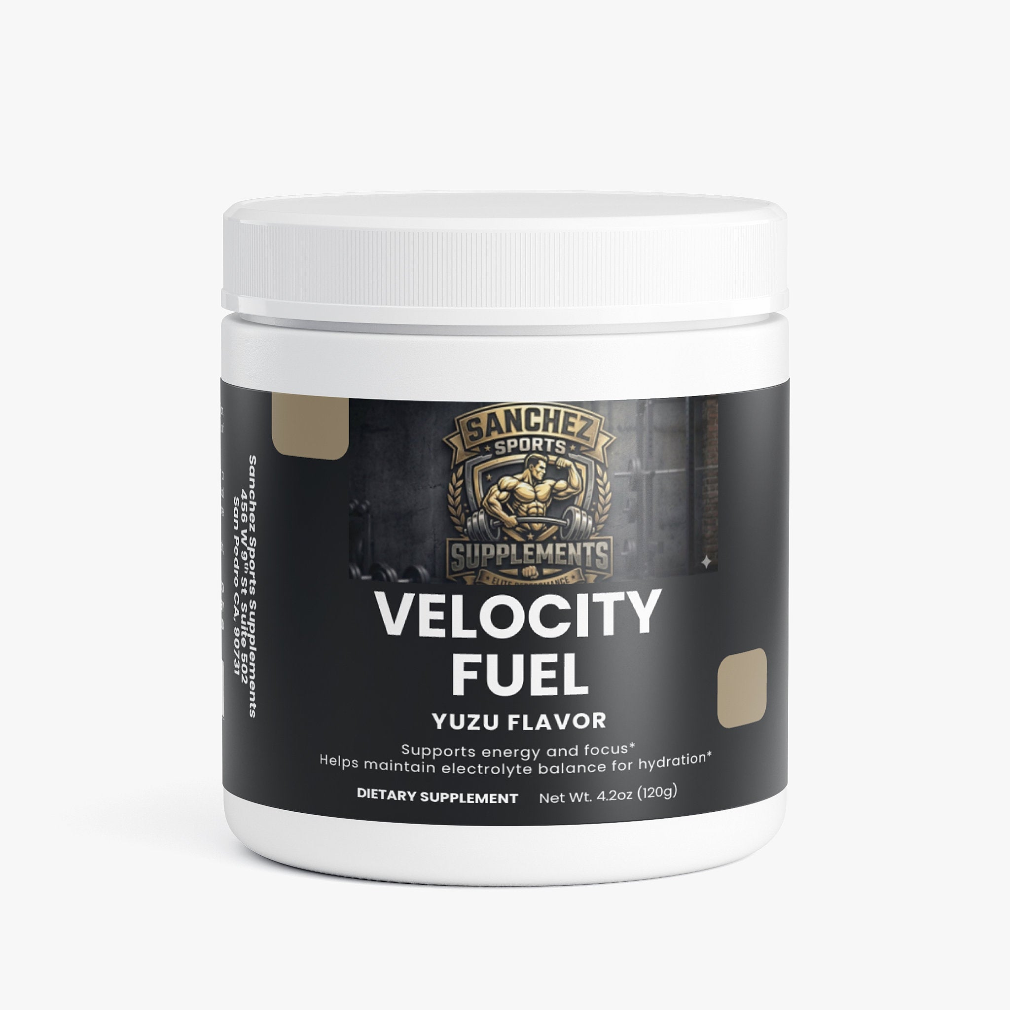 Sugar Free Energy Powder Supplement - Yuzu Flavor | Pre-Workout Energy Drink Mix