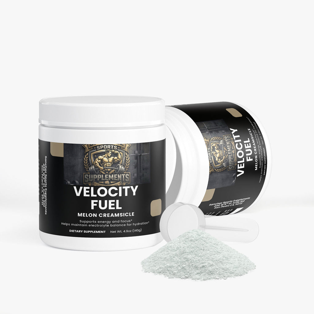Sugar Free Energy Powder Supplement - Melon Creamsicle Flavor | Pre-Workout Energy Drink Mix