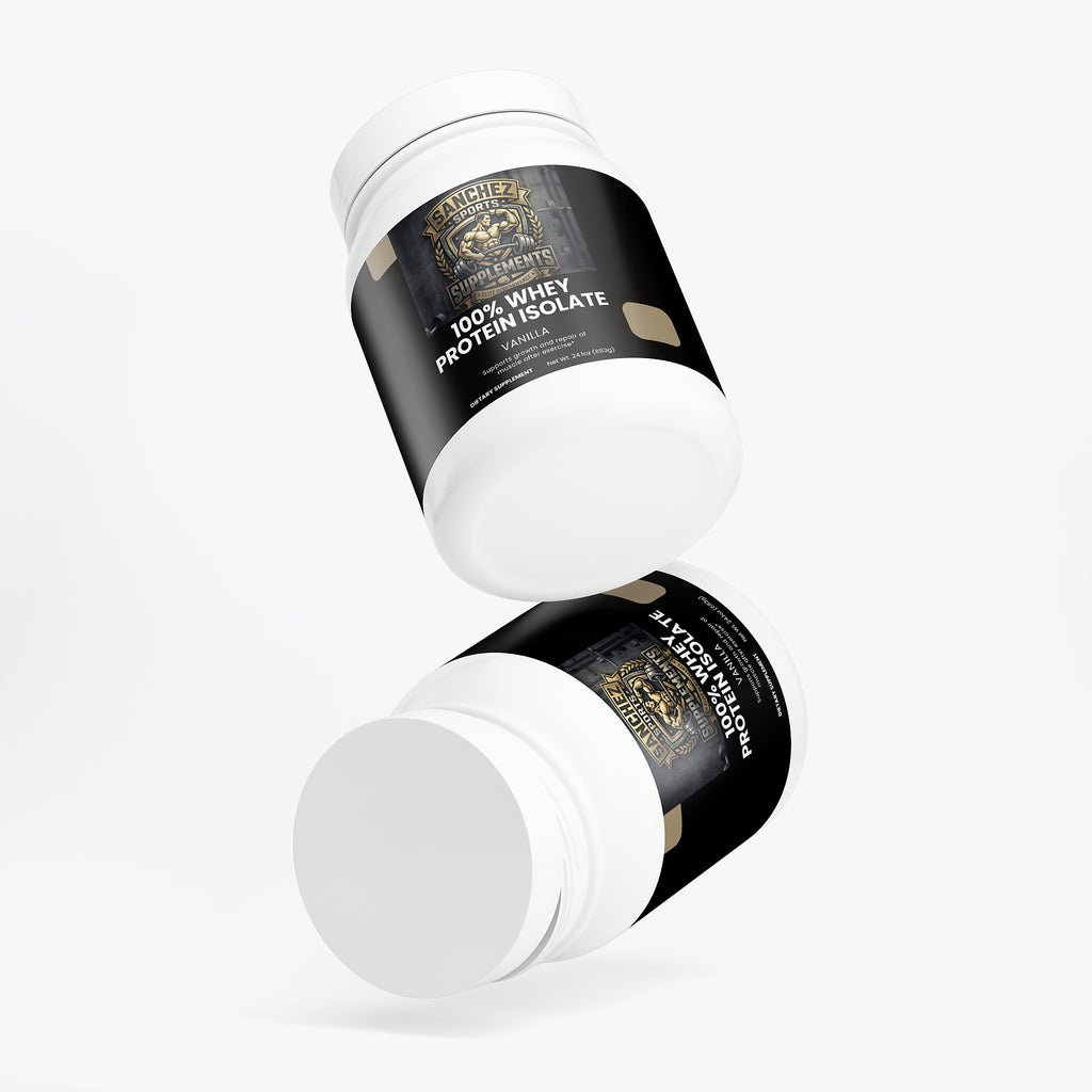 Pure Whey Protein Isolate Vanilla | Fast-Absorbing Muscle Building Protein Powder