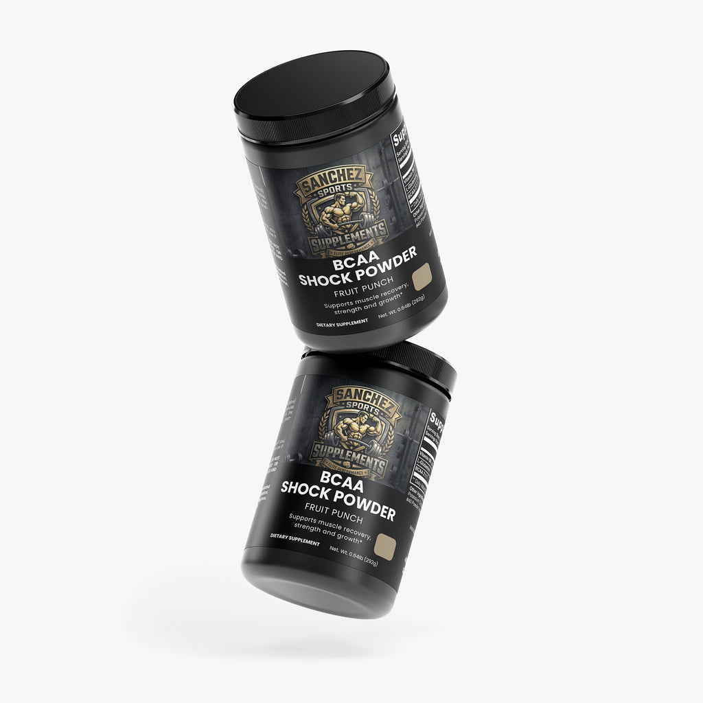 BCAA Powder Fruit Punch | 5000mg BCAAs + Glutamine for Muscle Recovery & Lean Muscle