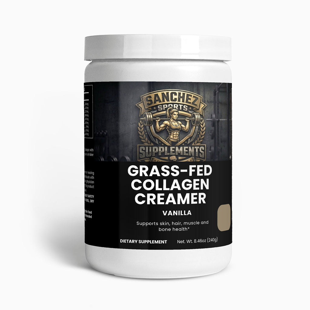 Grass-Fed Collagen Creamer (Vanilla) - Sanchez Sports Supplements  front