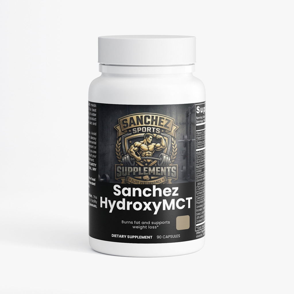 Sanchez HydroxyMCT - Sanchez Sports Supplements front
