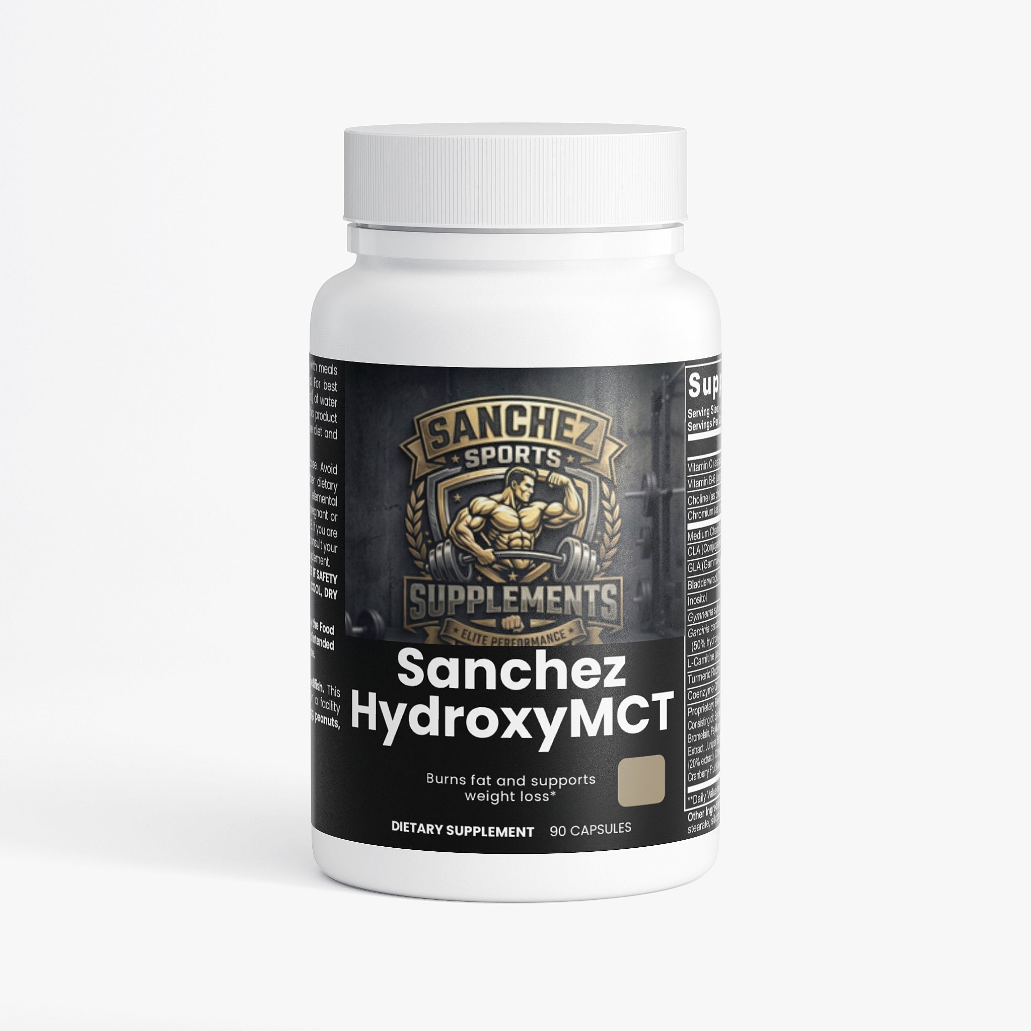 Sanchez HydroxyMCT - Sanchez Sports Supplements front