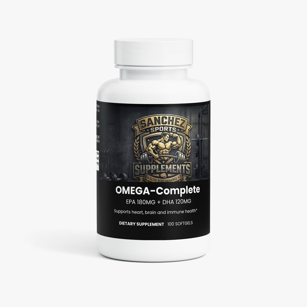 Omega-3 fish oil EPA DHA essential fatty acids supplement for athletes Sanchez Sports Supplements