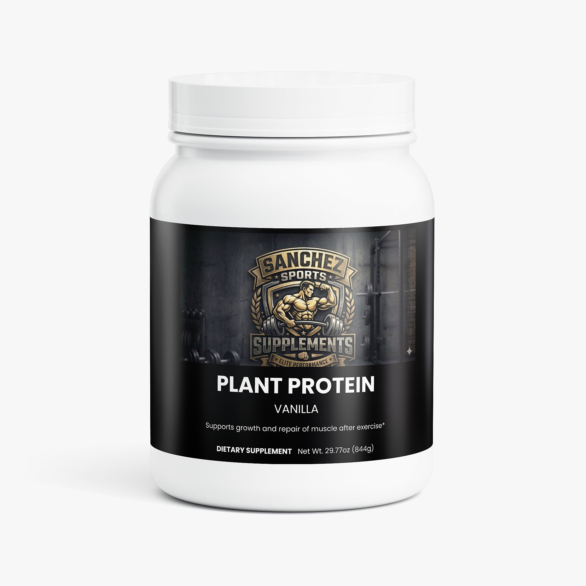 Vegan plant protein powder vanilla 20g dairy free muscle support Sanchez Sports Supplements