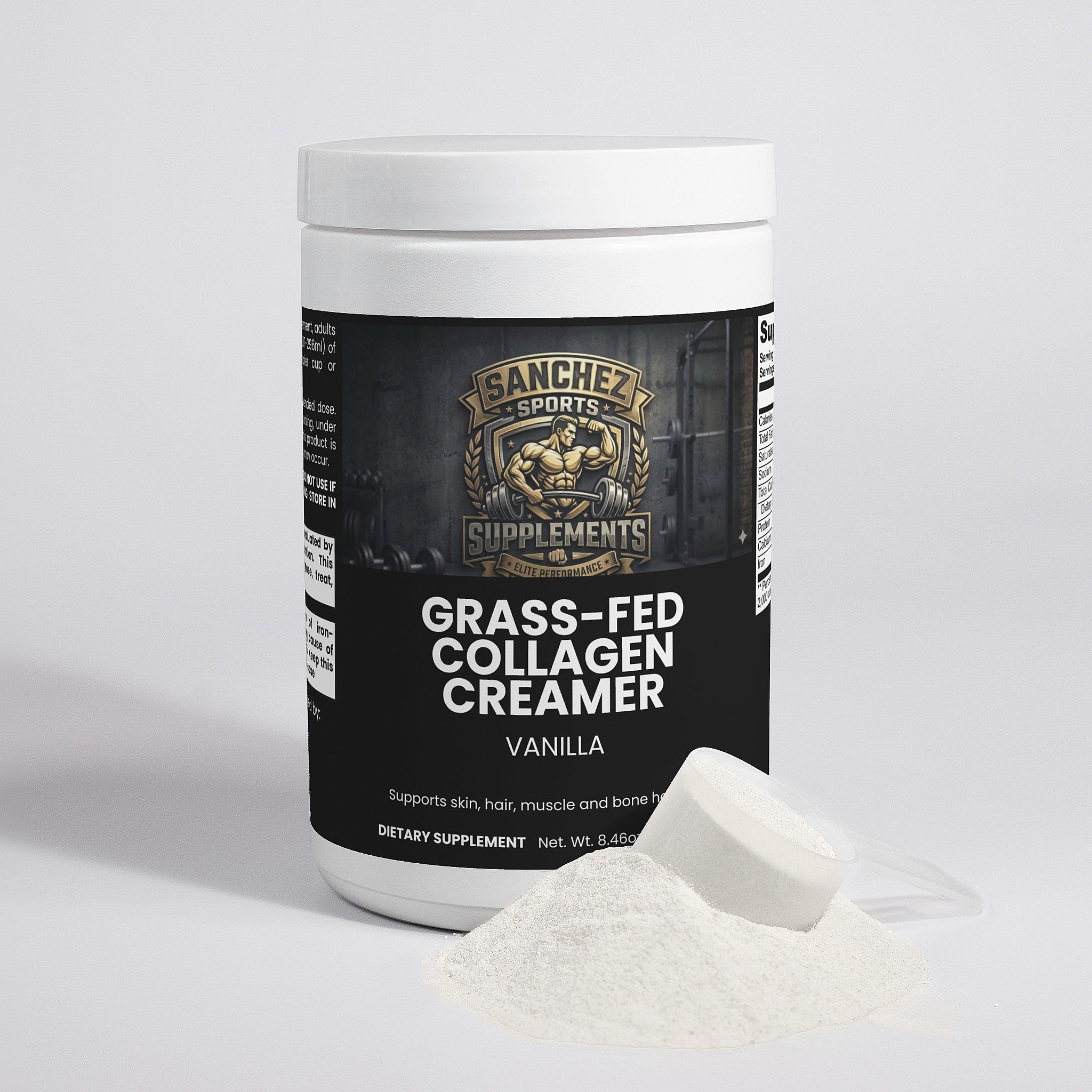 Grass-fed collagen creamer vanilla skin hair nails joint support South Bay