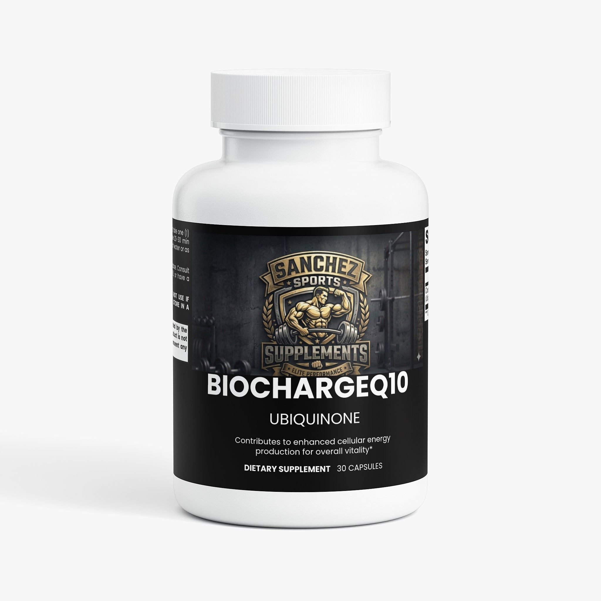 Bio-Charge CoQ10 Ubiquinone 200mg cellular energy recovery supplement Sanchez Sports Supplements