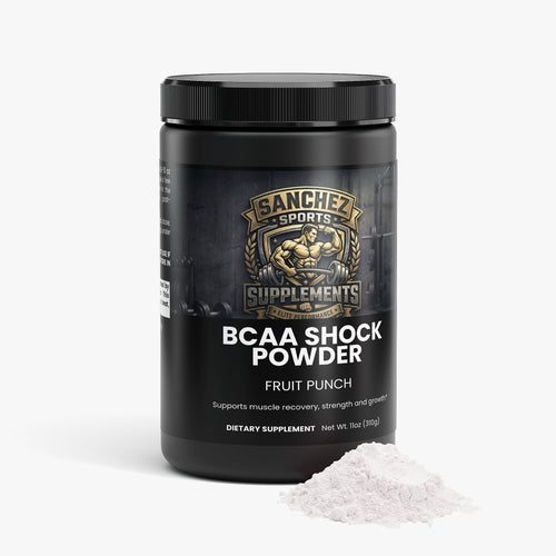 BCAA Powder Fruit Punch | 5000mg BCAAs + Glutamine for Muscle Recovery & Lean Muscle