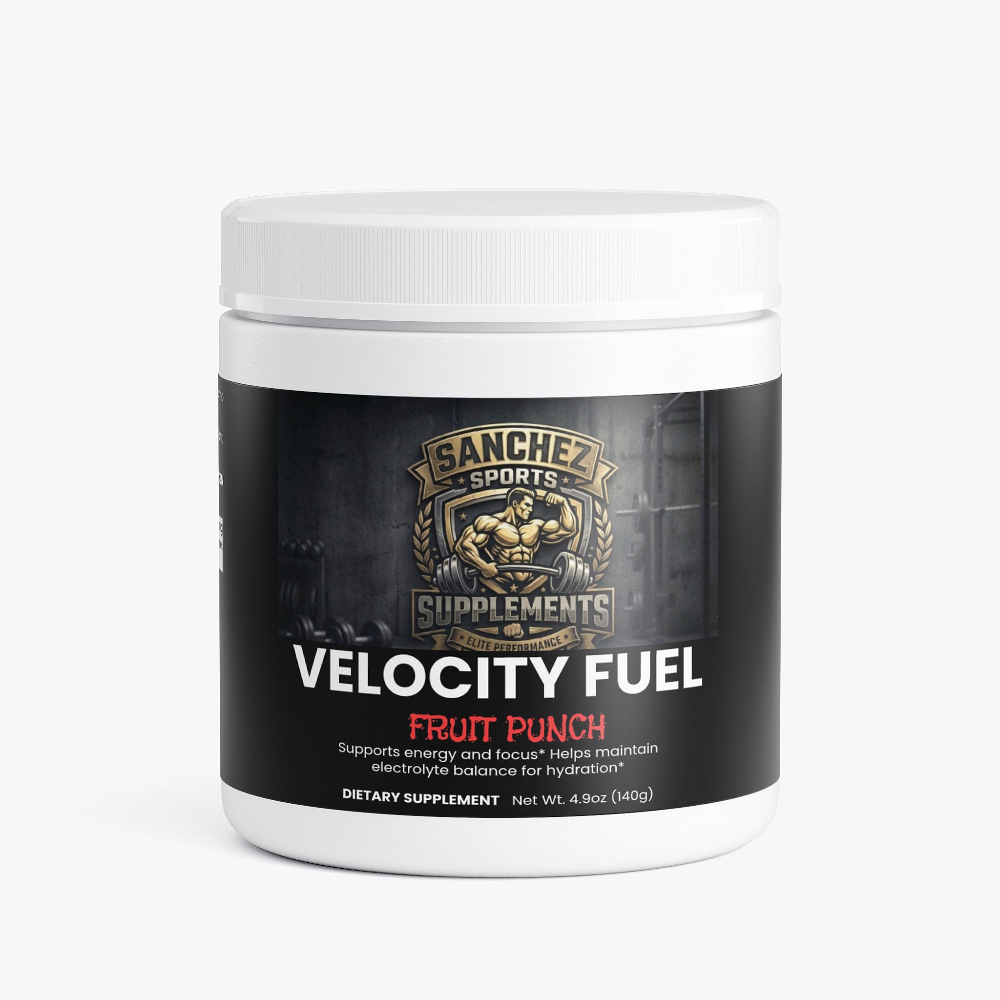 Velocity Fuel pre workout energy powder fruit punch 140g Sanchez Sports Supplements