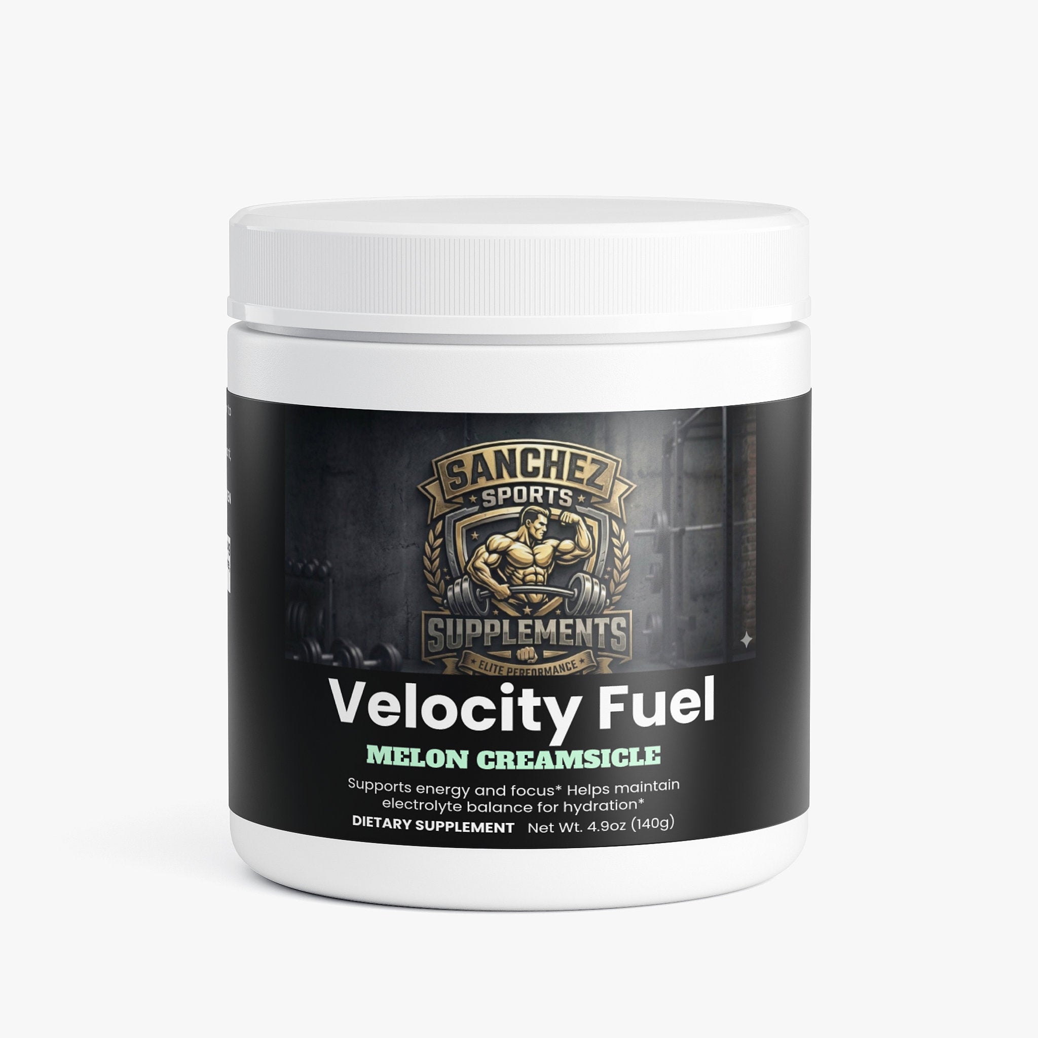Velocity Fuel Melon Creamsicle sugar free energy drink powder Sanchez Sports Supplements