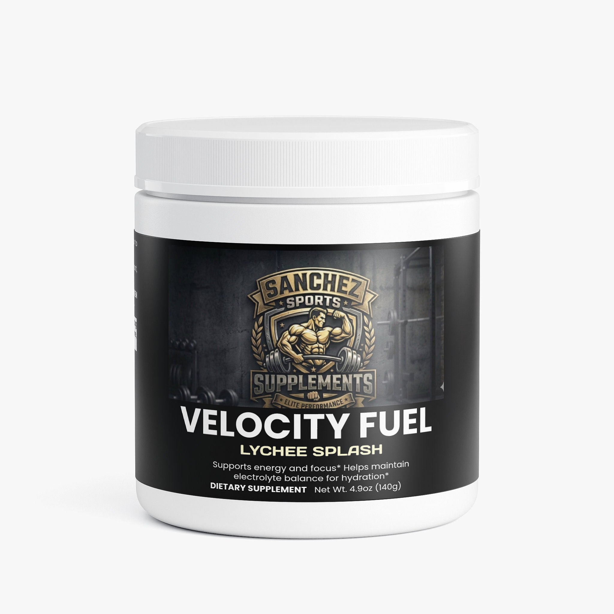 Velocity Fuel Lychee Splash sugar free energy drink powder Sanchez Sports Supplements