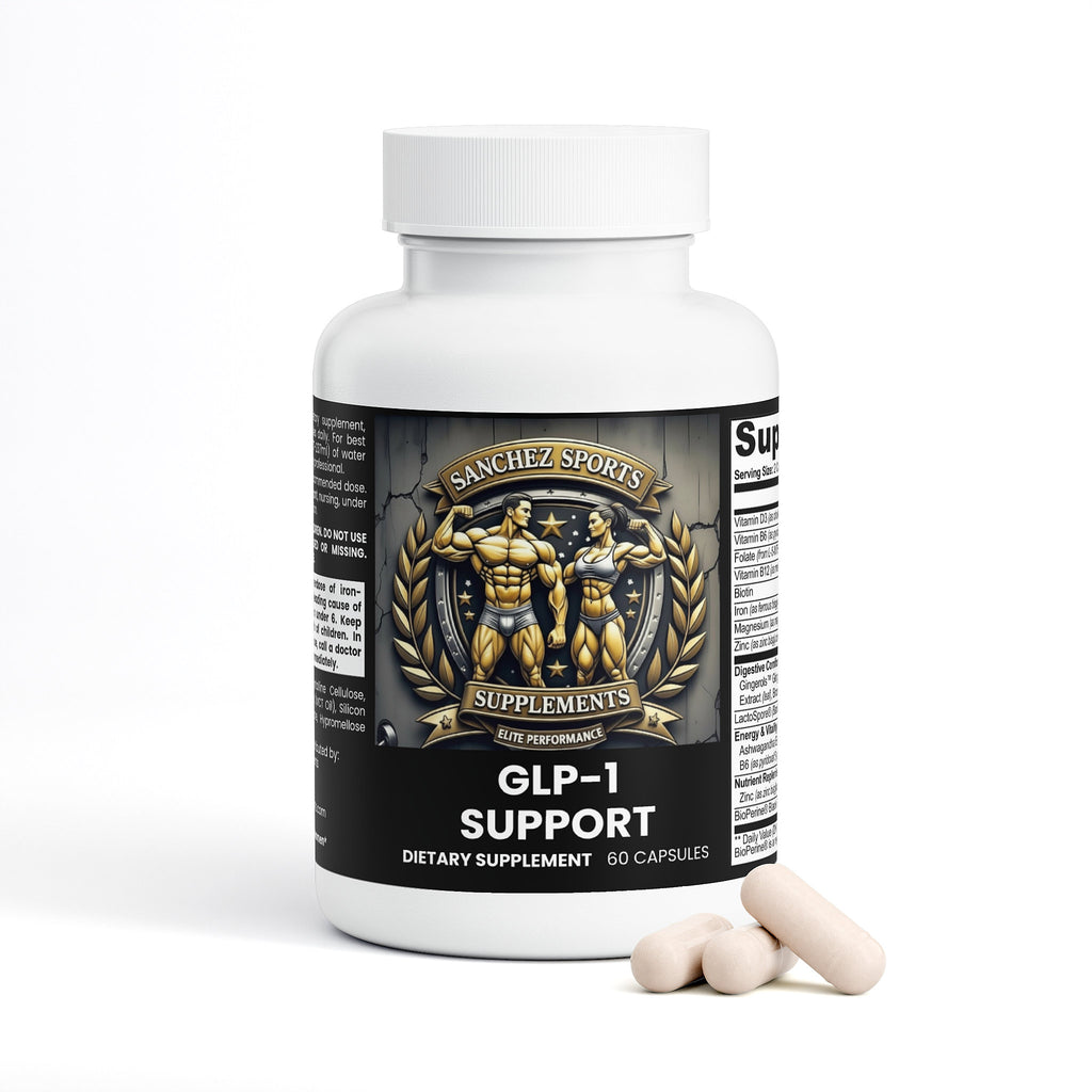 GLP-1 Support capsules bottle front South Bay Los Angeles weight management supplement