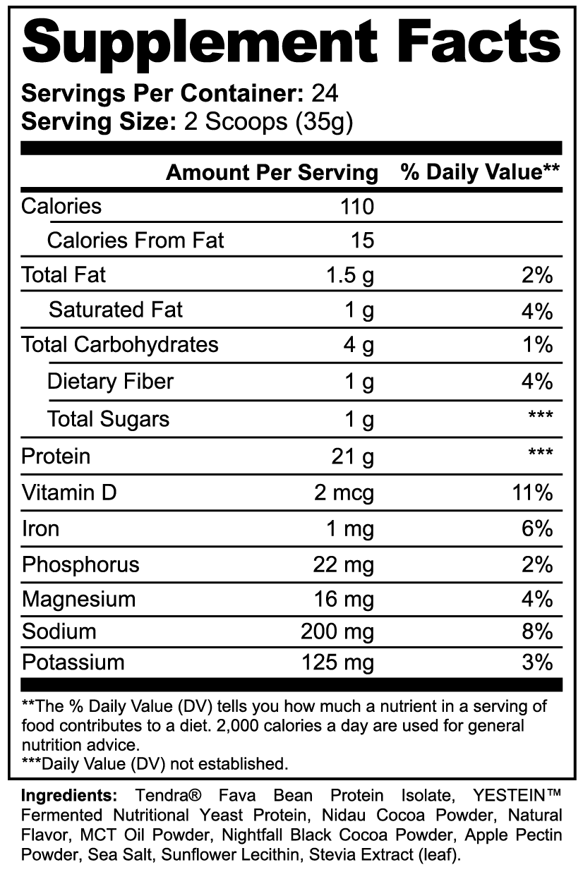 Vegan Plant Protein (Chocolate)